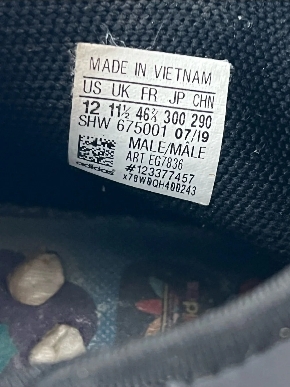 adidas item specifics
